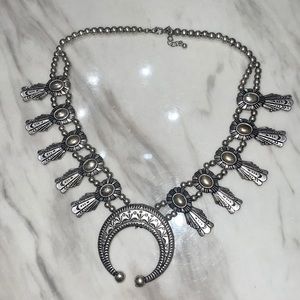 Beautiful BoHo necklace silver